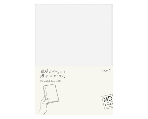 Midori MD Notebook Cover - A5 - Clear