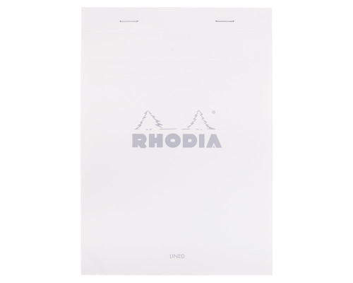 Rhodia No. 16 Staplebound Notepad - A5, Lined - Ice White