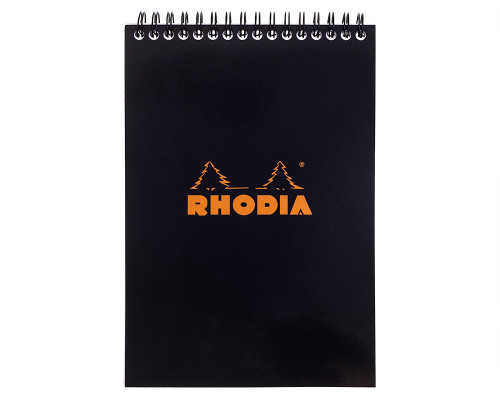 Rhodia No. 16 Wirebound Notepad - A5, Graph - Black