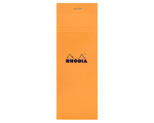 Rhodia No. 8 Staplebound Notepad - 3 x 8.25, Graph - Orange