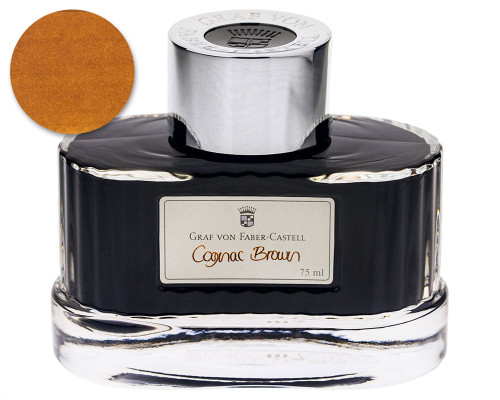 Graf von Faber-Castell Cognac Brown Ink (75ml Bottle)