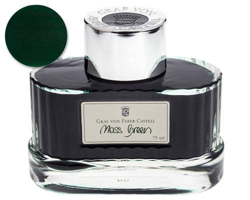 Graf von Faber-Castell Moss Green Ink (75ml Bottle)