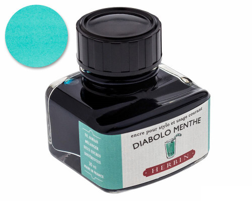 Jacques Herbin Diabolo Menthe Ink (30ml Bottle)