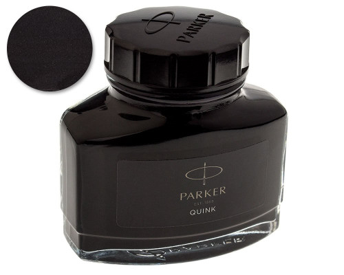 Parker Quink Permanent Black Ink (57ml Bottle)