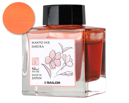 Sailor Manyo Sakura Ink (50ml Bottle)