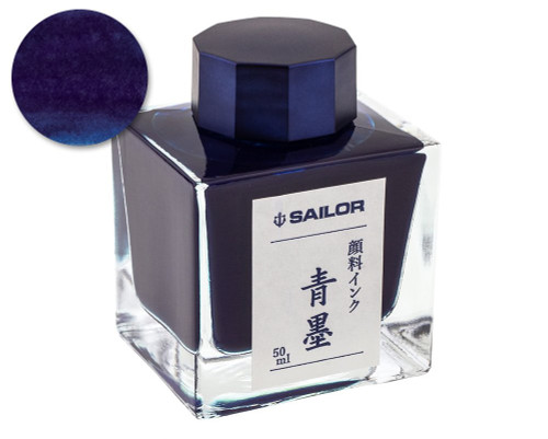 Sailor Sei-Boku Pigmented Blue-Black Ink (50ml Bottle)