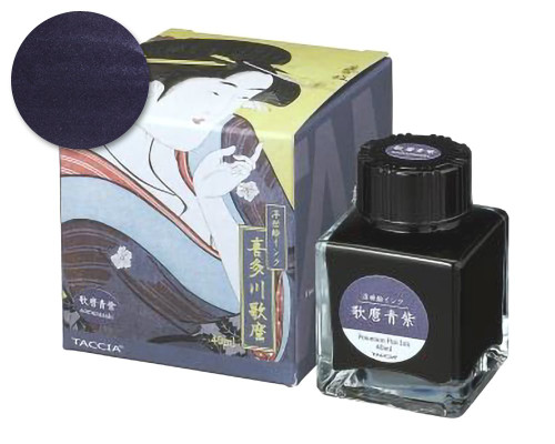 Taccia Ukiyo-e Utamaro-Aomurasaki Ink (40ml Bottle)