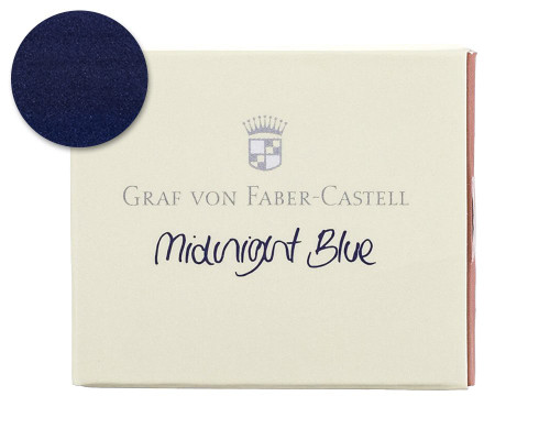 Graf von Faber-Castell Midnight Blue Ink Cartridges (6 Pack)
