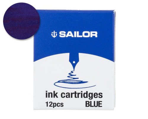 Sailor Blue Ink Cartridges (12 Pack)