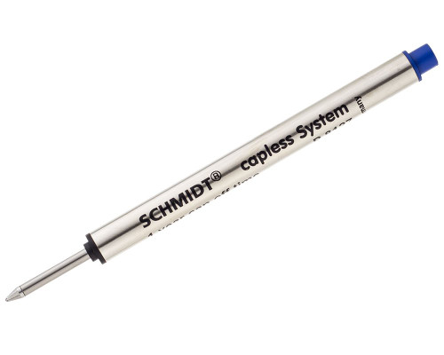 Schmidt P8126 Short Capless Rollerball Refill - Blue, Medium