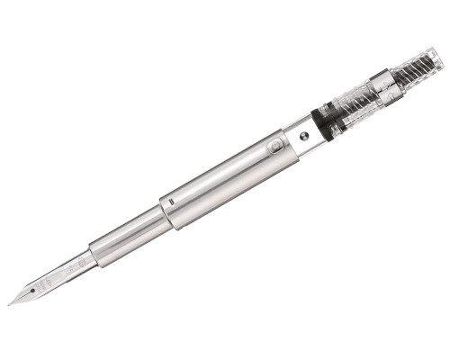 Pilot Vanishing Point Nib with Converter Set - Rhodium, Extra Fine