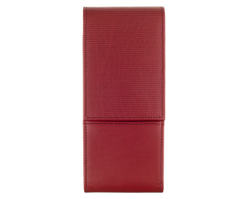 Lamy 3 Pen Nappa Leather Case - Red