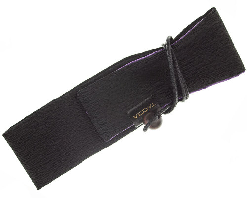 Taccia Kimono Chirimen Pen Wrap - Single, Black