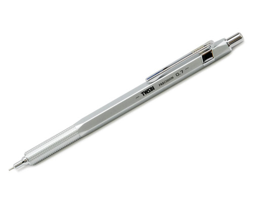 TWSBI Precision RT Pipe Pencil - 0.7mm, Matte Silver