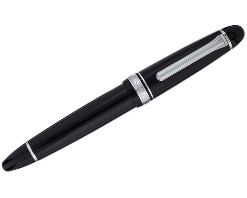 Sailor 1911 King of Pen Fountain Pen - Black with Rhodium Trim, 21kt Broad Nib