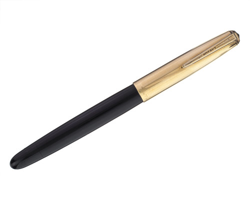 Parker VS - Black with Gold Filled Cap, 14kt Fine Nib (2025-0701-47)