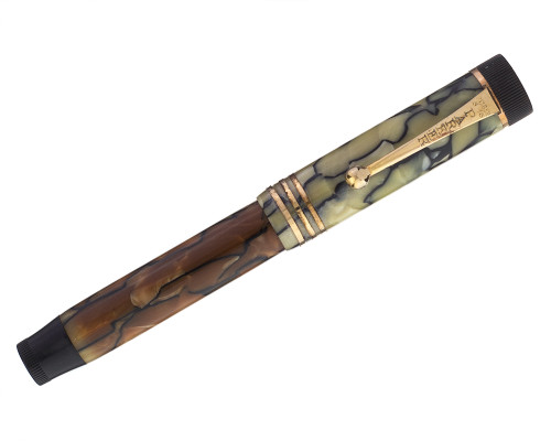Parker Duofold Jr. - Black and Pearl, 14kt Fine Nib (2025-0701-48)