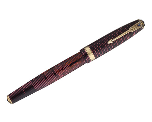 Parker Vacumatic Long Major - Red, 14kt Fine Nib (2025-0701-253)