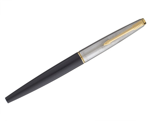 Parker 45 Arrow Fountain Pen - Grey, Steel Fine Nib (2025-0701-254