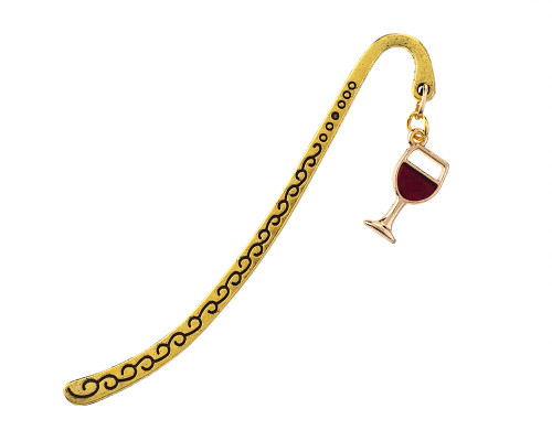 Cardinal Pens Bookmark - Gold, Red Wine