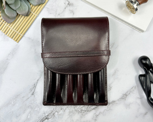 Girologio 6 Pen Case - Oxblood