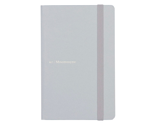 Maruman Mnemosyne N867 Journal - A6, Lined - Light Grey