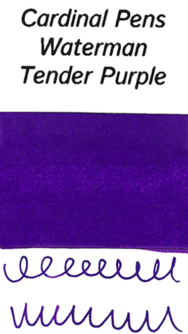 Waterman Tender Purple Ink Sample (4ml Vial)