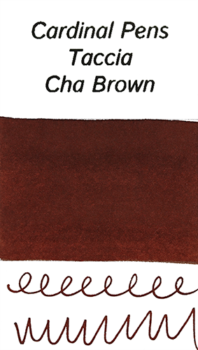 Taccia Cha Brown Ink Sample (4ml Vial)