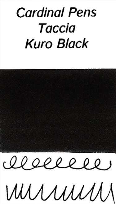 Taccia Kuro Black Ink Sample (4ml Vial)