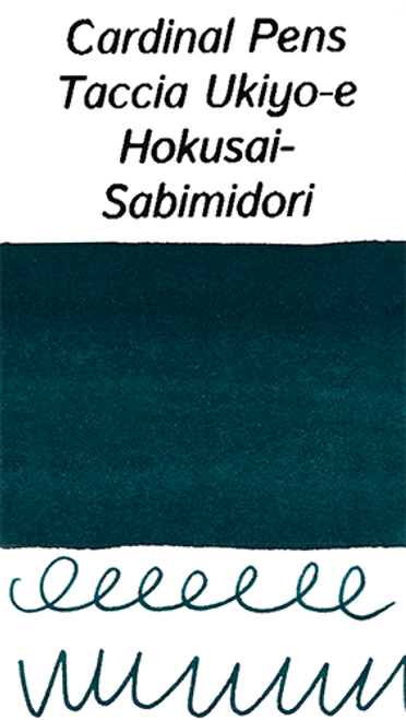 Taccia Ukiyo-e Hokusai-Sabimidori Ink Sample (4ml Vial)
