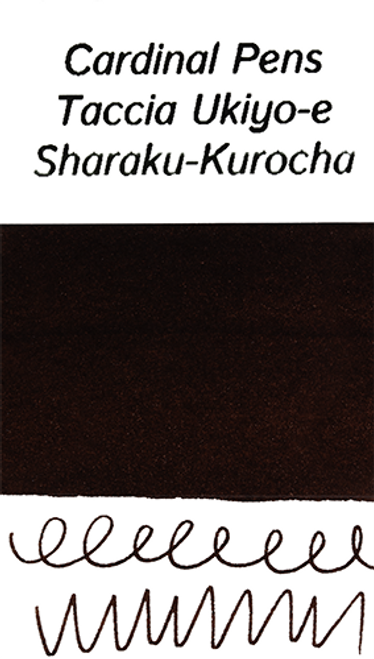 Taccia Ukiyo-e Sharaku-Kurocha Ink Sample (4ml Vial)