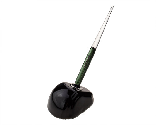 Esterbrook DB114 Desk Set - Green with Clear Taper 9556 Medium Nib (2025-0911-27)