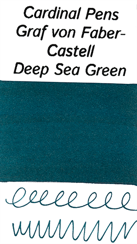 Graf von Faber-Castell Deep Sea Green Ink Sample (4ml Vial)