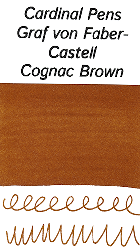 Graf von Faber-Castell Cognac Brown Ink Sample (4ml Vial)