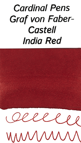 Graf von Faber-Castell India Red Ink Sample (4ml Vial)