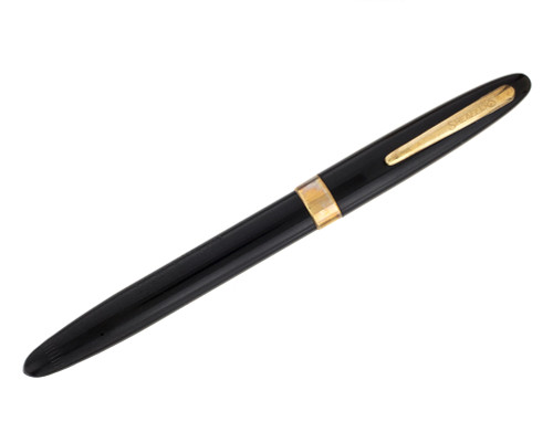 Sheaffer Saratoga Snorkel - Black, 14kt Extra Fine Nib (2025-1104-21)