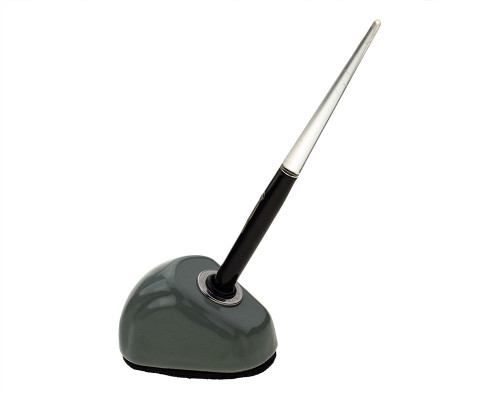 Esterbrook DB117Q Desk Set - Pearl Gray, Black with Clear Taper 9460 Medium Nib (2025-1119-d6)