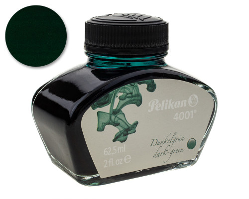 Pelikan 4001 Dark Green Ink (62.5ml Bottle)