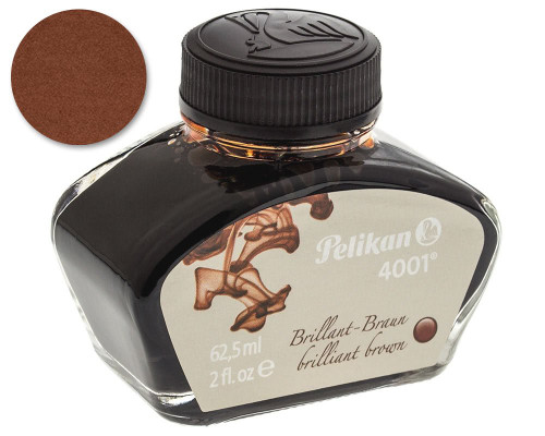 Pelikan 4001 Brilliant Brown Ink (62.5ml Bottle)