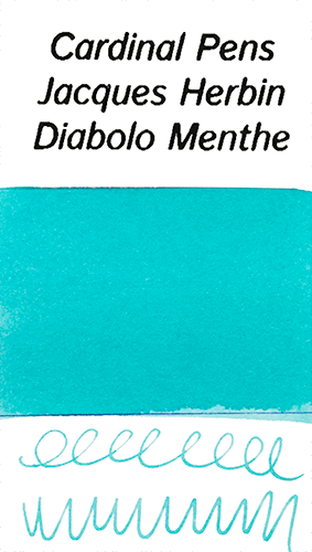 Jacques Herbin Diabolo Menthe Ink Sample (4ml Vial)