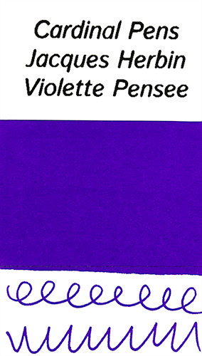 Jacques Herbin Violette Pensee Ink Sample (4ml Vial)