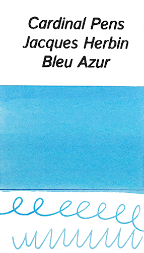 Jacques Herbin Bleu Azur Ink Sample (4ml Vial)