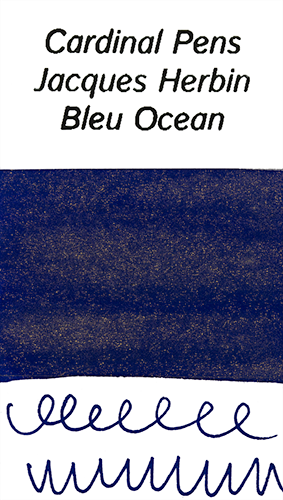 Jacques Herbin 1670 Bleu Ocean Ink Sample (4ml Vial)