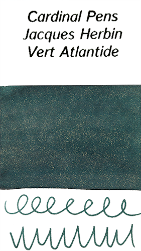 Jacques Herbin 350 Vert Atlantide Ink Sample (4ml Vial)