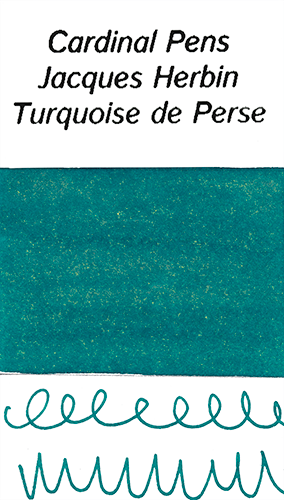 Jacques Herbin 1670 Turquoise de Perse Ink Sample (4ml Vial)