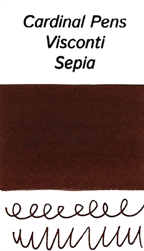 Visconti Sepia Ink Sample (4ml Vial)