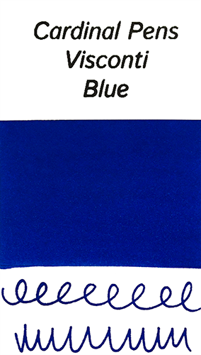 Visconti Blue Ink Sample (4ml Vial)