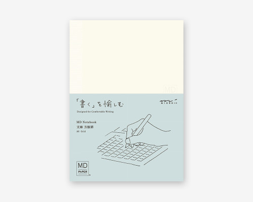 Midori MD Notebook - A6, Graph - Ivory (3 Pack)