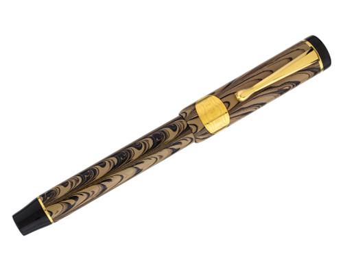 Bexley Ebonite 5th Anniversary Fountain Pen - Olive Ebonite, 14kt Fine Nib (2025-1213-07)
