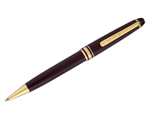 Montblanc 164R Ballpoint Pen - Burgundy with Gold Trim (2025-1213-23)